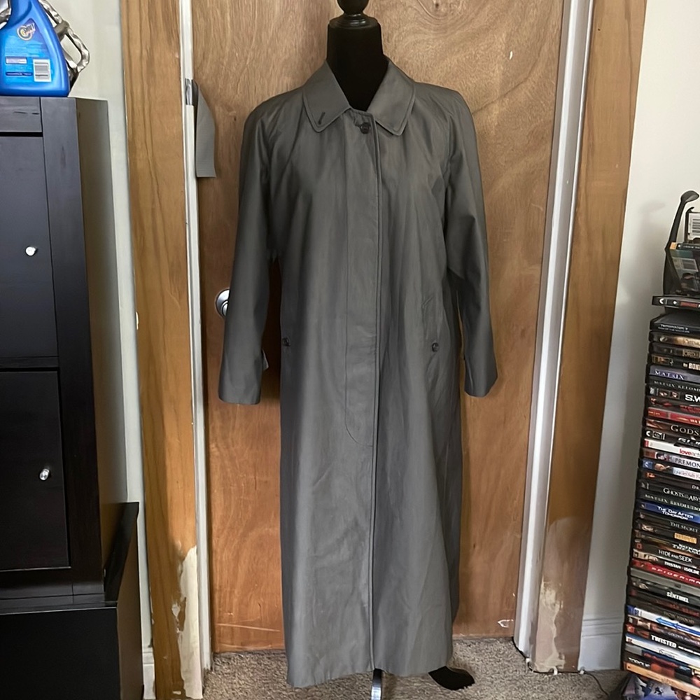 Burberry Gray/Grey Trench Coat